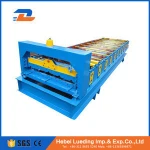 Fully automatic manual small good price metal corrugated sheet roof tile making machine