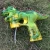 Import Funny kids electric light up transparent animal blaster shooter toy dinosaur bubble gun for boys from China