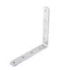 Furniture foot stainless steel support angle corner code 90 degree anti-stress support 125x125mm
