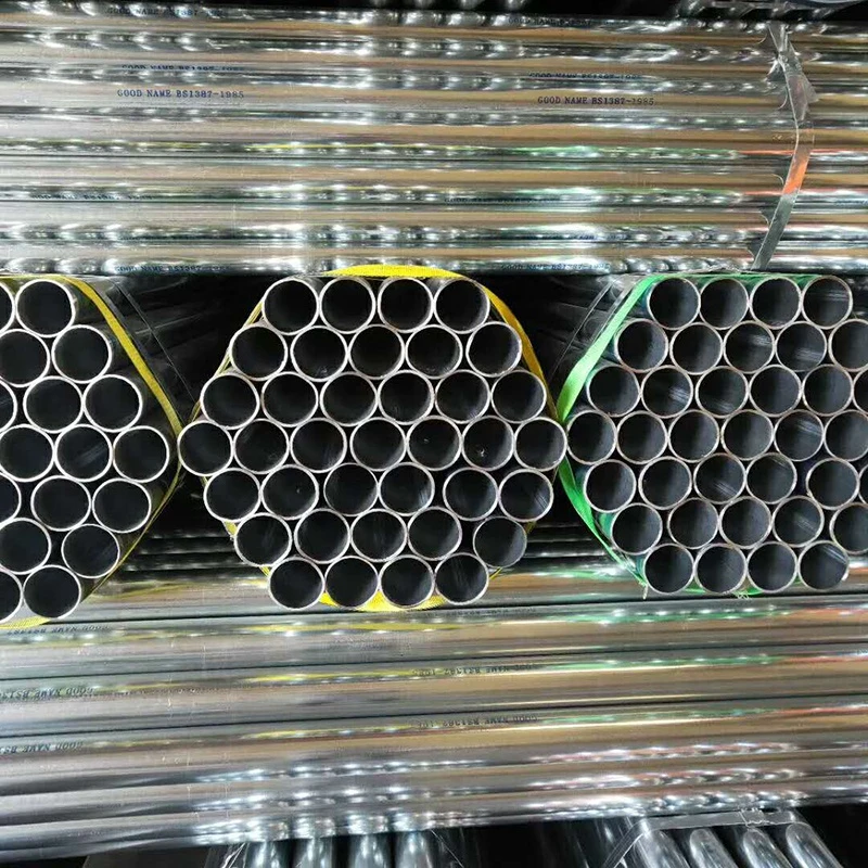 Galvanized carbon steel seamless pipe and tube