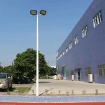 galvanized steel street lamp pole