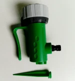 Garden sprinkler with pistol grip