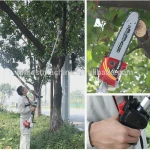 Gasoline Rotary High Tree Pole Chain Saws / 3 meters long pole chain saw
