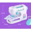 Girl Home Play Plastic Battery Operated Sewing Machine Toy With Light And Music