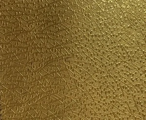 golden PVC leather for home decoration Jewelry Box usage