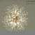 Import Gold/Silver Dandelion Shape Crystal Chandeliers Pendant Lights from China