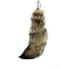 Good price natural color fox tail real animal fur for plush pendant bag charm
