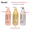 Gouallty 2021Factory OEM Private Label 500 ml Organic Argan Oil Moisturizing Hair Shampoo And Conditioner Hair Care Set In Stock