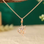 Grace Jewelry Fish Cute Rose Gold Plated 925 Sterling Silver Earrings Bracelet Necklace Women Jewelry Set for Women