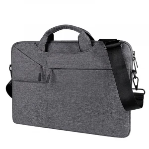 Gray compatible with 13-15 inch felt trolley laptop bag for men and women