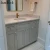 Import Grey PVC moulded 24&quot; width mirror cabinet bathroom from China