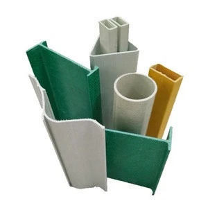 GRP/FRP Pultrusion Profiles Pultruded Fiberglass Products with high strength for construction