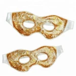 Guangdong freezer gel bead eye mask hot cold compression therapy ice pack gel mask for reducing swelling