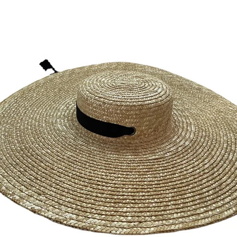 Guaranteed Quality Proper Price 2021 Women Broad Brim Beach Hat Bowknot Summer Sun Hat Straw Hat