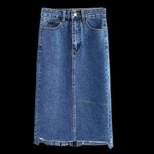 GZY cotton new designer Arab washed new design women jean skirt