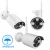 H.265 4CH 1080P Wireless NVR Kit CCTV Outdoor  Video Surveillance Home Security Camera System Wireless