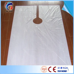 hairdressing plastic cape,disposable cape,hairdressing cape