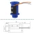 Hall Effect Water Flow Sensor 1-30L/M G1/2" Turbine Flowmeter for Dosage Controller Irrigation