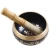 Import HAND PAINTED METAL TIBETAN SINGING BOWLS SET - LARGE 4.5&quot; MUSICAL INSTRUMENT FOR WITH WOODEN STICK MALLET. from India