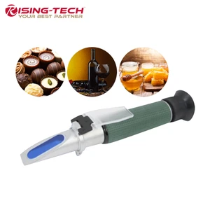 Handheld ATC Brix Refractometer for Fruit Juice Sugar Maple Syrup Cutting Fluid