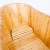 Import handmade freestanding wooden bathtub indoor portable soaking tub wood fired hot tub from China