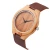 Import Handmade Natural Engraved Bamboo Watch Mens Wood Watch Leather Reloj De Bambu from China