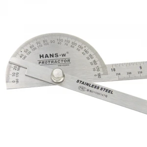 HANS.w 100mm Angle Finder Ruler, Woodworking Ruler, Measure Tool with Two Arm