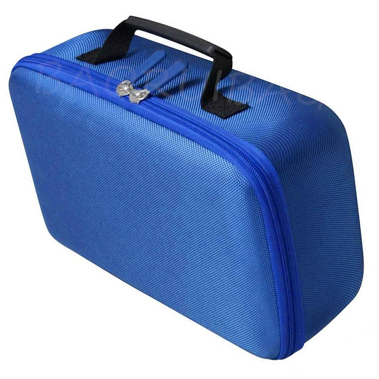 Hard zipper travel case eva carrying tool case for passwords recorder secure device