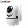 HD night vision h.264 sd card storage DOUBLE wifi p2p ip camera with speaker