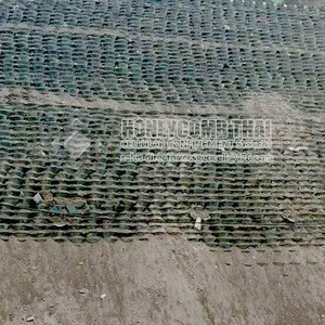 HDPE geocell ground stabilization grid