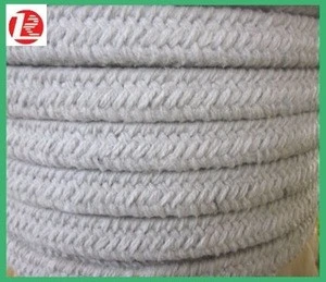 Heat insulation with high temperature ceramic fiber stainless steel wire 3 inch diameter rope for equipment sealing