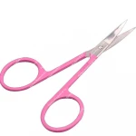 High Carbon Steel Nail Scissors with Sharp Cutting Blades Manicure Scissors in Nickel Plating Cuticle Scissors
