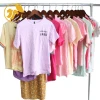 High clothes Second hand used clothing LADIES SHORT T-SHIRT bale of clothes