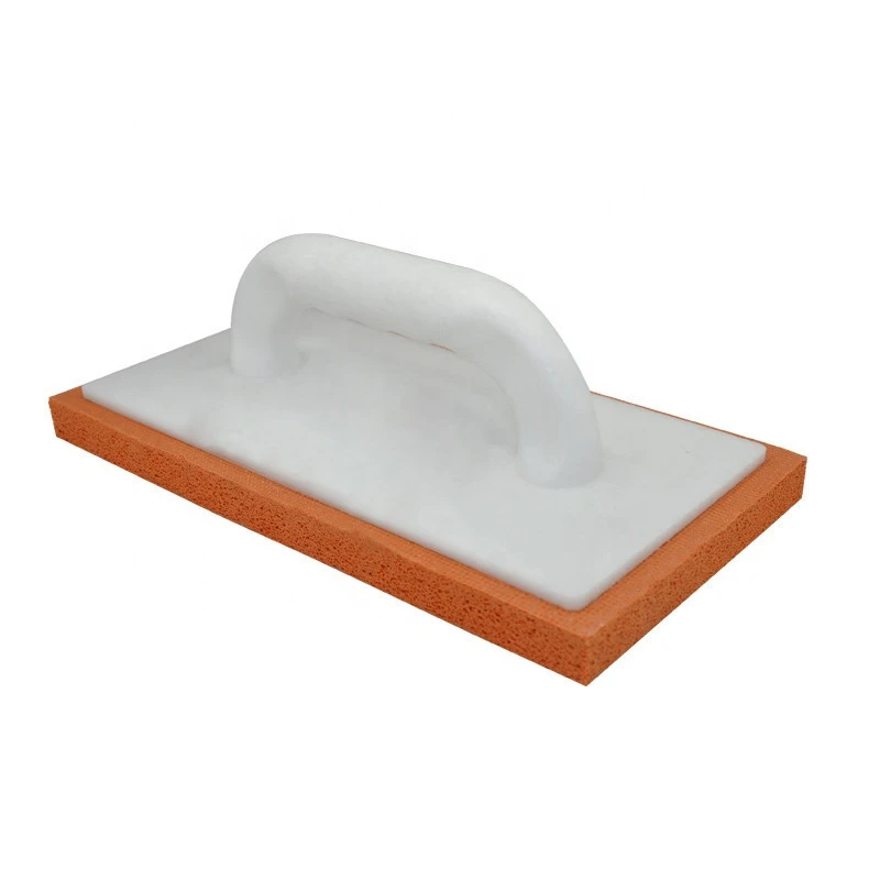 High density plastic handle orange rubber sponge trowel masonry float