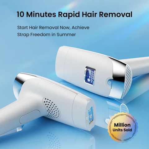 High efficiency 21J portable hair removal machine with detachable SR head lamp to remove hair ipl handpiece
