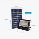 High lumen outdoor waterproof IP67 SMD 200w led solar flood light