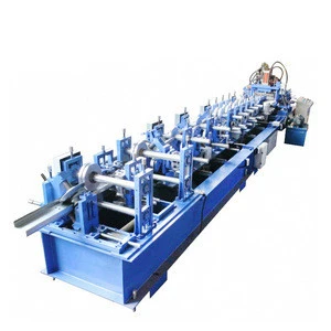 High Output Speed PLC Automatic Galvanized Steel C Z Purlin Roll Forming Machine