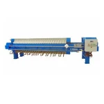 High pressure PP cast iron filter press equipment for sewage treatment