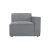 Import High quality 100% polyester grey living room sofas italian modern l shape corner sofa from China