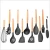 Import High quality 11 cheap fda eco reusable custom home kitchen cookware silicone cooking tools utensil sets from China