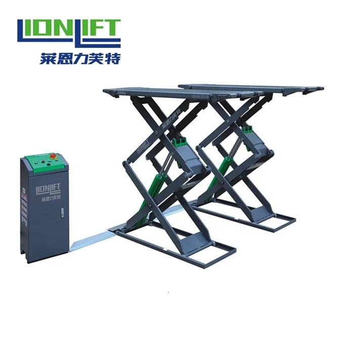 high quality and best service auto lifts/Car  lifts LNJS-3219 lifting capacity 4Tons min height 105mm (CE approved)