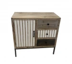 High Quality Chinese Retro wooden Furniture in Metal Legs for sale