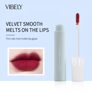 High Quality Colorful Lip Gloss Long-lasting Tinted Thin Silk Soft Matte Lip Glaze