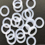 High Quality Eco-friendly food grade clear silicone round rubber gasket for bottle
