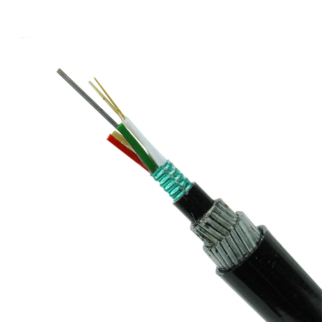 High Quality FTTH Optical Fiber Cable G652D Cable Outdoor 4 6 12 Core Fiber Optic Cable