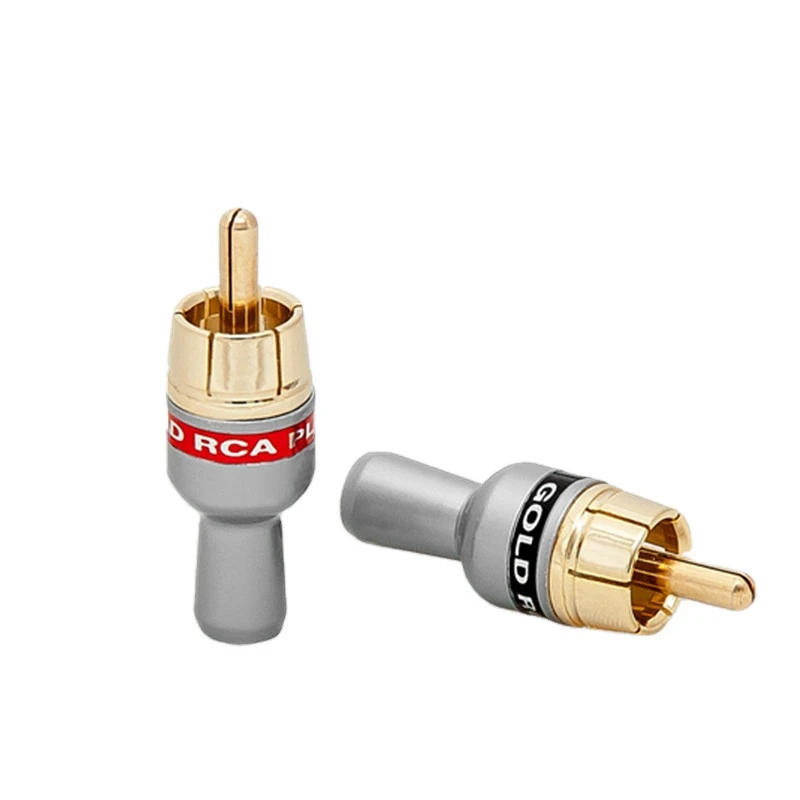 High quality Gold/Nickel Plated Audio Video RCA Male pulg RCA connector
