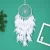 Import High quality handmade home crafts ornament gift white dream catcher from China