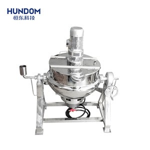 High quality industrial gas heating type jacketed kettle cooking pots for jam, honey,cream,butter