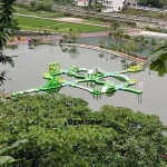 High quality kids play pool inflatable motorized water toy