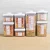 Import High quality large pantry snack candy grain container food kitchen storage containers from China